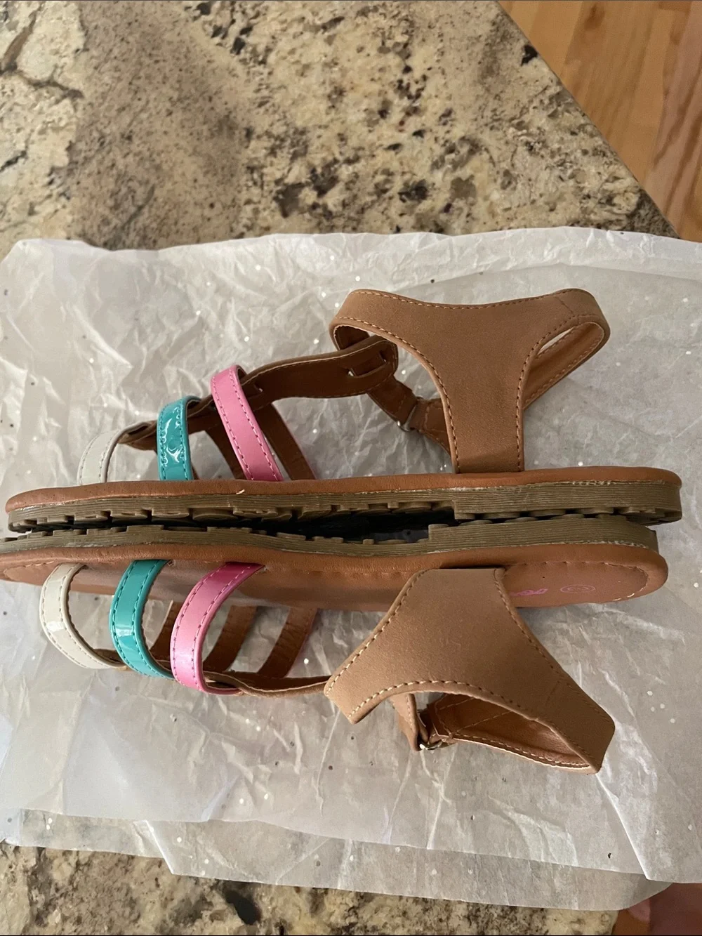 2 Girls Sandals. Size 3